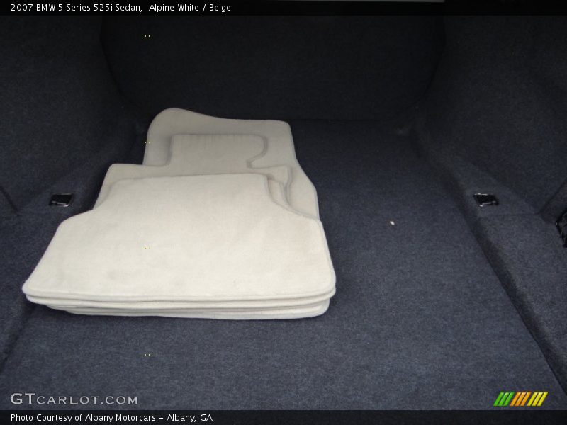 Alpine White / Beige 2007 BMW 5 Series 525i Sedan