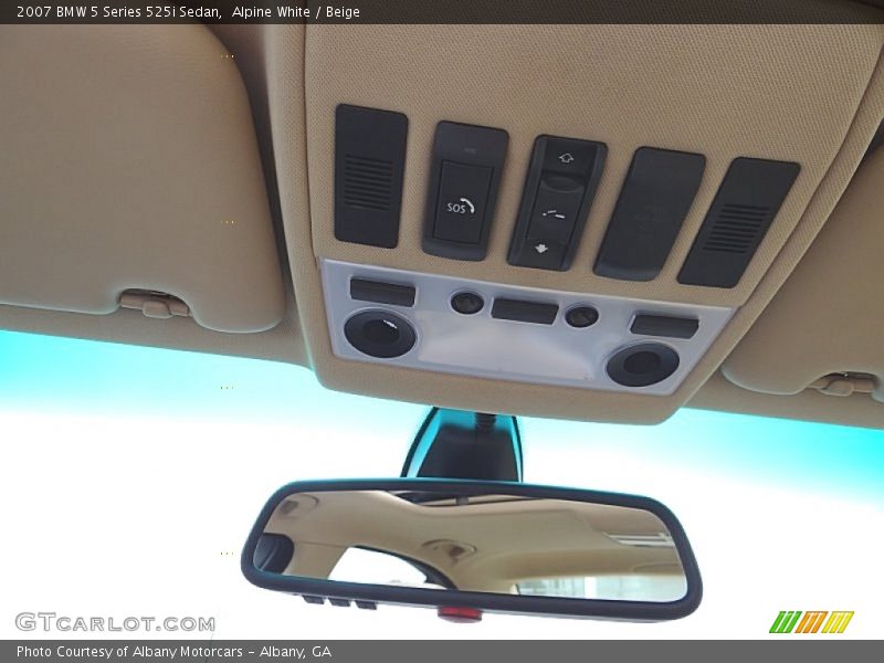 Alpine White / Beige 2007 BMW 5 Series 525i Sedan