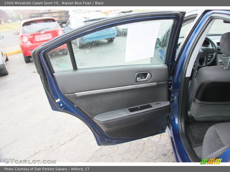 Maizen Blue Pearl / Black 2009 Mitsubishi Galant Sport V6