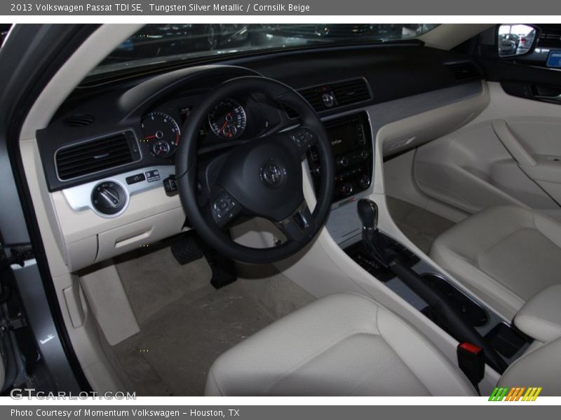 Tungsten Silver Metallic / Cornsilk Beige 2013 Volkswagen Passat TDI SE
