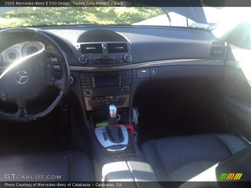 Tectite Grey Metallic / Black 2003 Mercedes-Benz E 500 Sedan