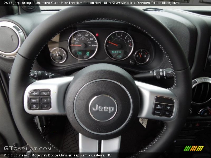  2013 Wrangler Unlimited Oscar Mike Freedom Edition 4x4 Steering Wheel
