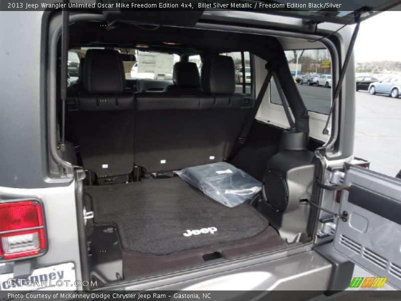  2013 Wrangler Unlimited Oscar Mike Freedom Edition 4x4 Trunk