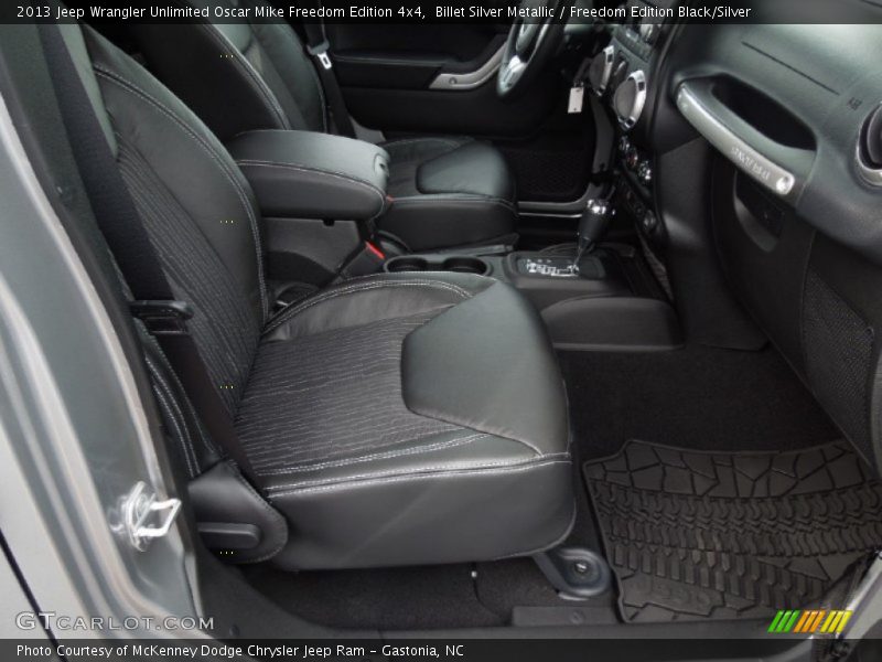 Front Seat of 2013 Wrangler Unlimited Oscar Mike Freedom Edition 4x4