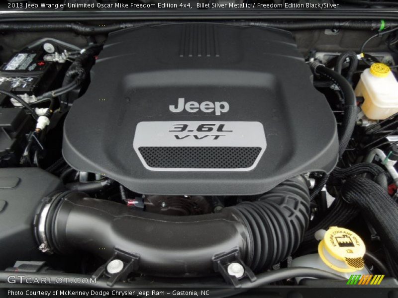  2013 Wrangler Unlimited Oscar Mike Freedom Edition 4x4 Engine - 3.6 Liter DOHC 24-Valve VVT Pentastar V6