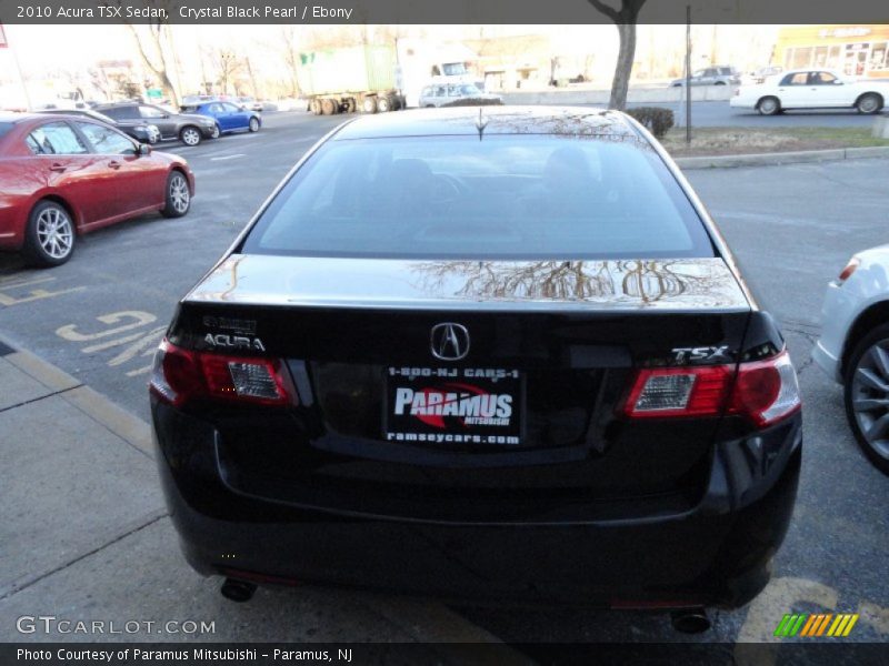 Crystal Black Pearl / Ebony 2010 Acura TSX Sedan