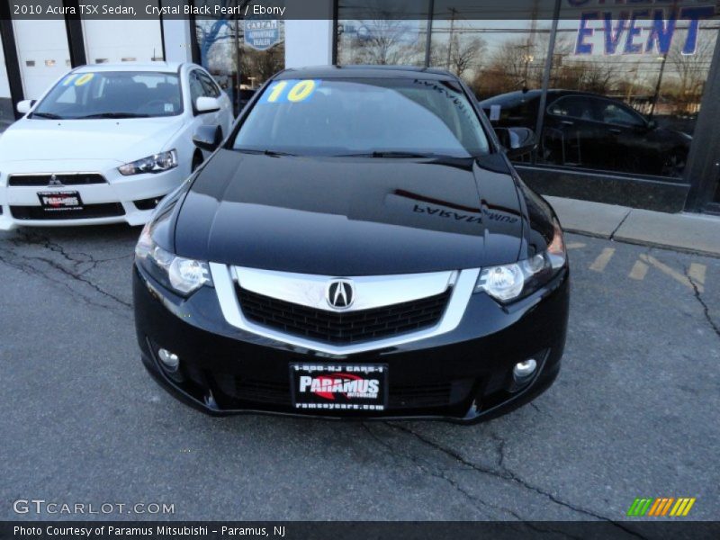 Crystal Black Pearl / Ebony 2010 Acura TSX Sedan