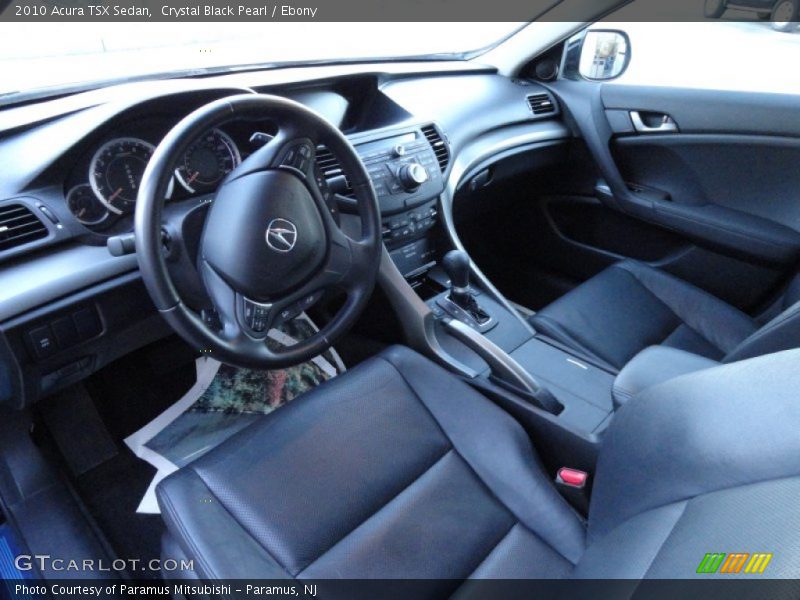 Crystal Black Pearl / Ebony 2010 Acura TSX Sedan