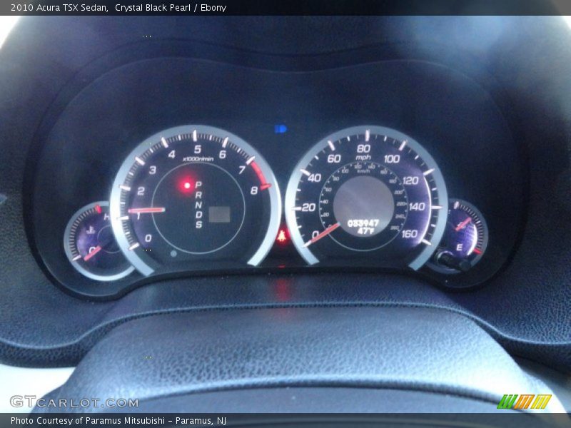Crystal Black Pearl / Ebony 2010 Acura TSX Sedan