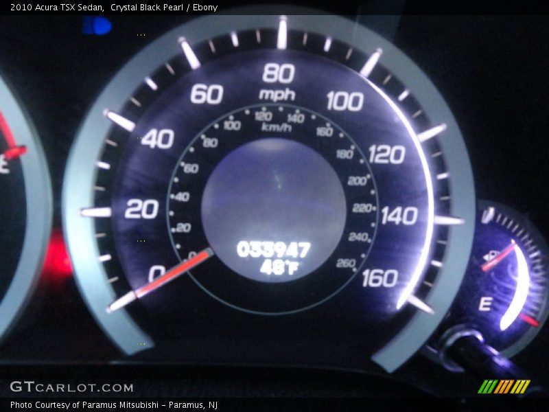 Crystal Black Pearl / Ebony 2010 Acura TSX Sedan