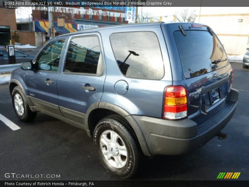 Medium Wedgewood Blue Metallic / Medium Graphite Grey 2001 Ford Escape XLT V6 4WD