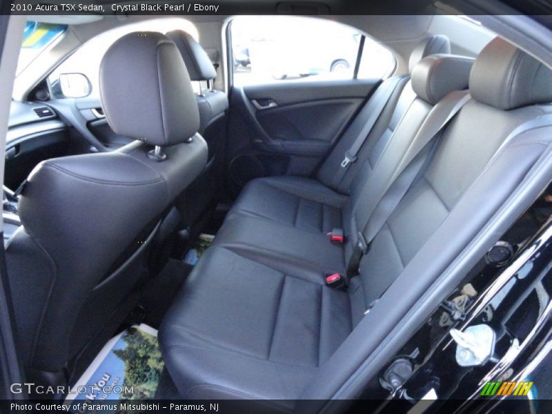 Crystal Black Pearl / Ebony 2010 Acura TSX Sedan