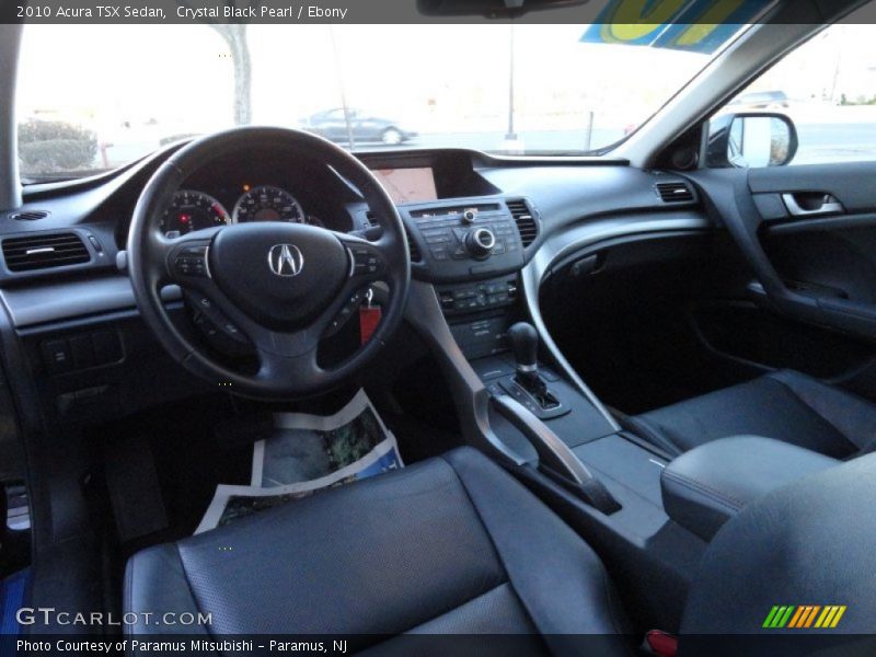 Crystal Black Pearl / Ebony 2010 Acura TSX Sedan