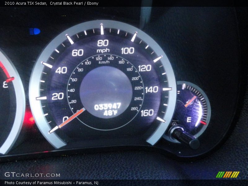 Crystal Black Pearl / Ebony 2010 Acura TSX Sedan