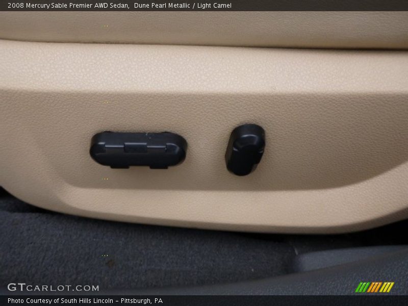 Dune Pearl Metallic / Light Camel 2008 Mercury Sable Premier AWD Sedan