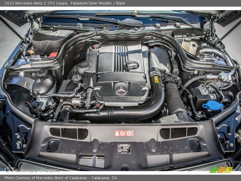 Palladium Silver Metallic / Black 2013 Mercedes-Benz C 250 Coupe