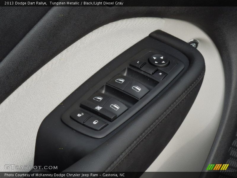 Tungsten Metallic / Black/Light Diesel Gray 2013 Dodge Dart Rallye