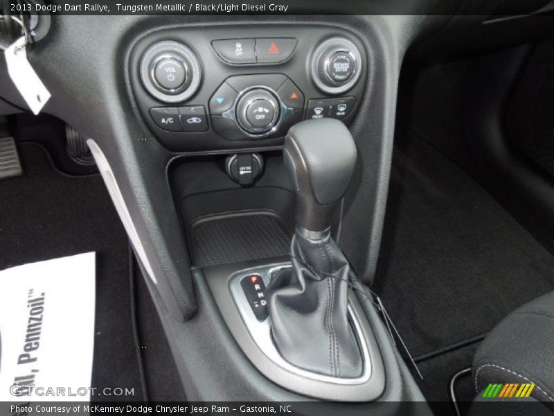 Tungsten Metallic / Black/Light Diesel Gray 2013 Dodge Dart Rallye