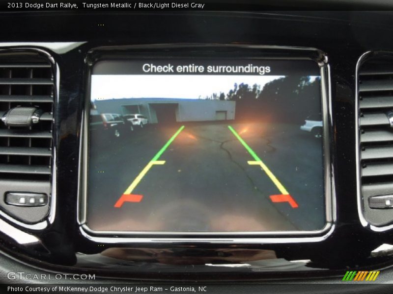 Tungsten Metallic / Black/Light Diesel Gray 2013 Dodge Dart Rallye