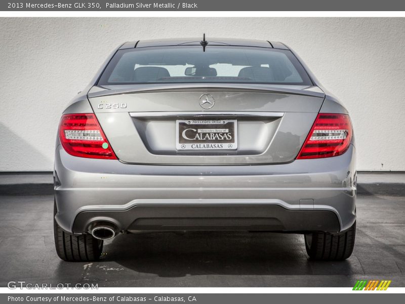 Palladium Silver Metallic / Black 2013 Mercedes-Benz GLK 350