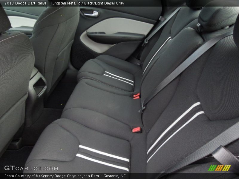 Tungsten Metallic / Black/Light Diesel Gray 2013 Dodge Dart Rallye