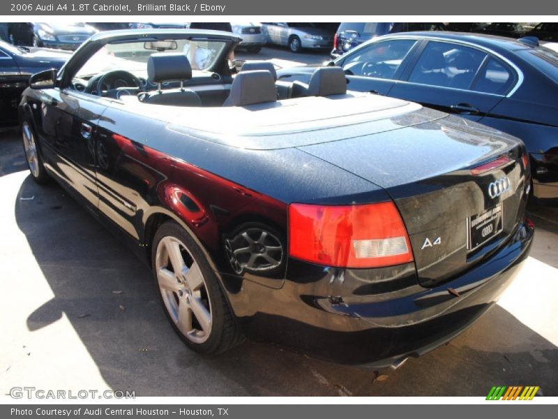 Brilliant Black / Ebony 2006 Audi A4 1.8T Cabriolet