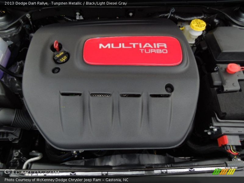 Tungsten Metallic / Black/Light Diesel Gray 2013 Dodge Dart Rallye