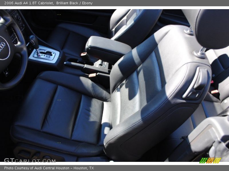 Brilliant Black / Ebony 2006 Audi A4 1.8T Cabriolet