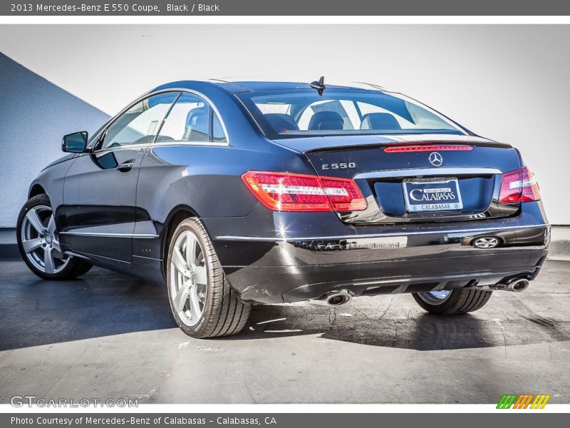 Black / Black 2013 Mercedes-Benz E 550 Coupe