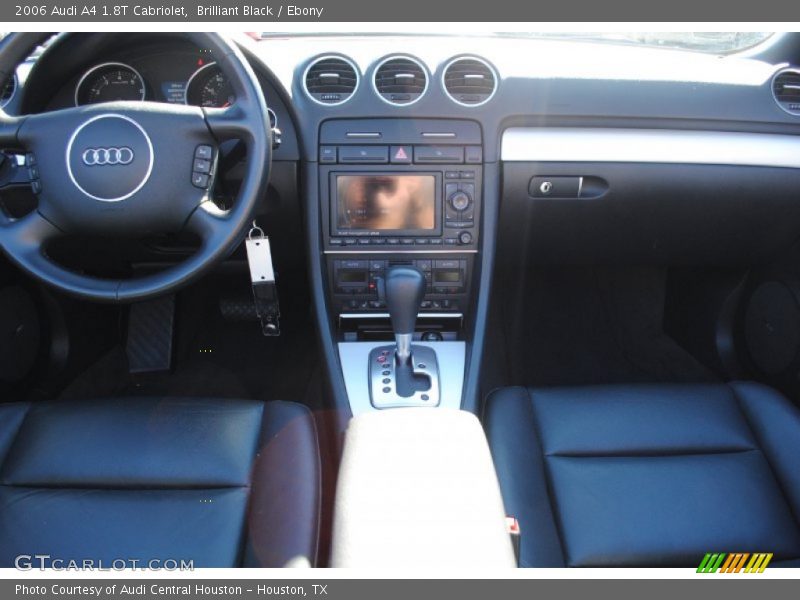Brilliant Black / Ebony 2006 Audi A4 1.8T Cabriolet