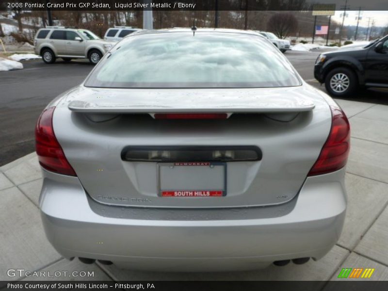 Liquid Silver Metallic / Ebony 2008 Pontiac Grand Prix GXP Sedan