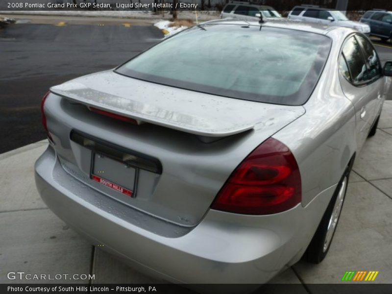 Liquid Silver Metallic / Ebony 2008 Pontiac Grand Prix GXP Sedan