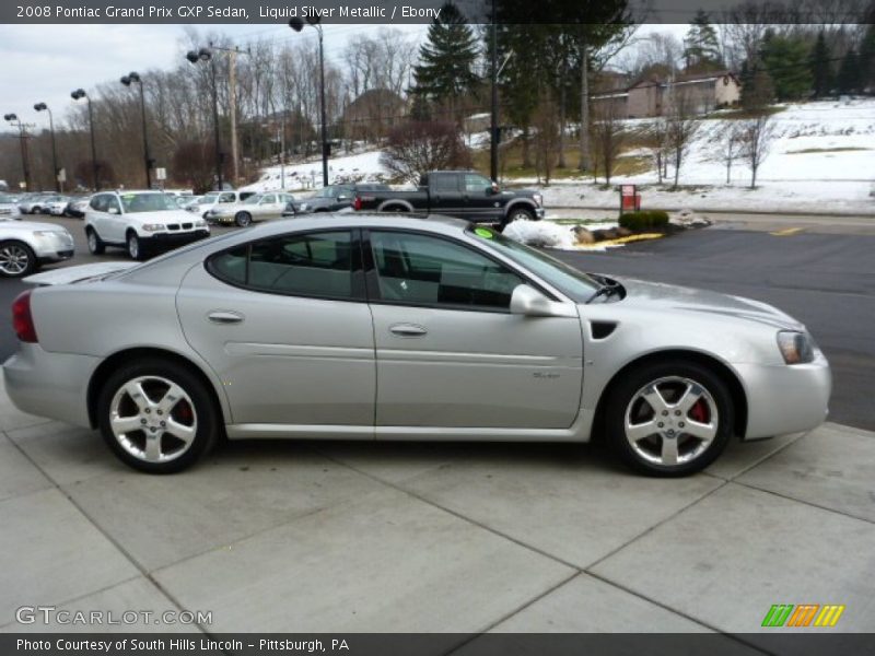 Liquid Silver Metallic / Ebony 2008 Pontiac Grand Prix GXP Sedan