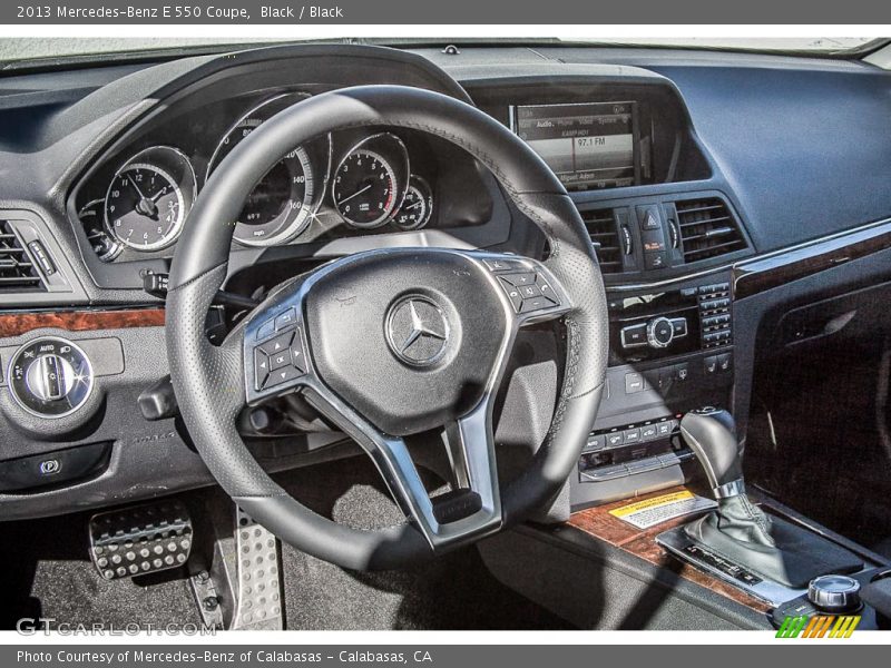 Black / Black 2013 Mercedes-Benz E 550 Coupe