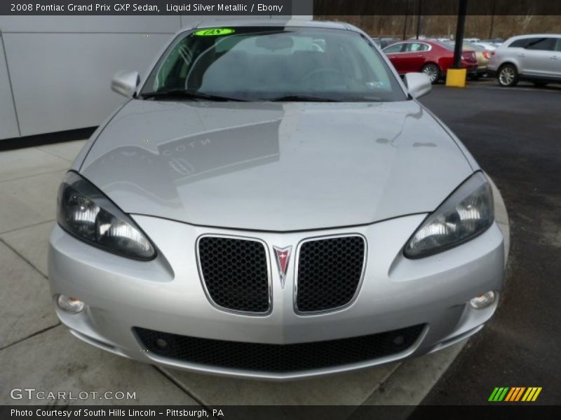 Liquid Silver Metallic / Ebony 2008 Pontiac Grand Prix GXP Sedan