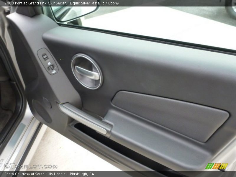 Liquid Silver Metallic / Ebony 2008 Pontiac Grand Prix GXP Sedan