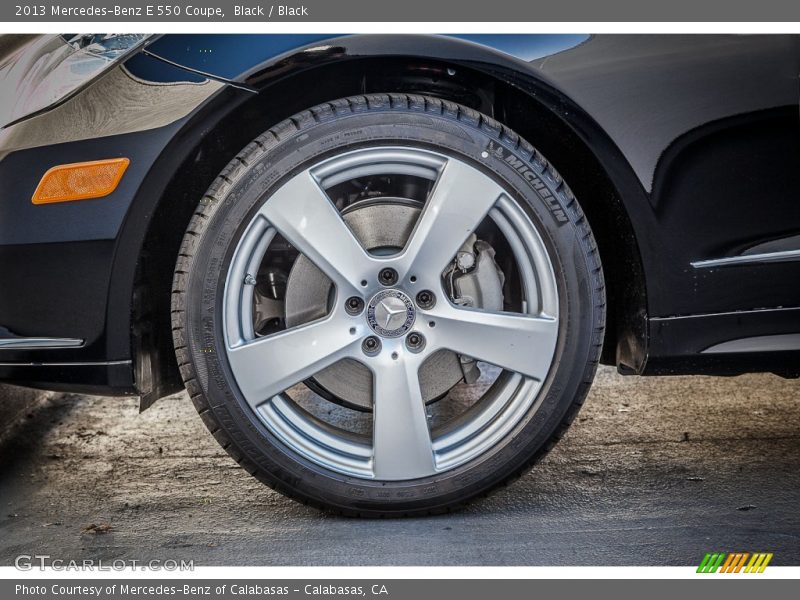 Black / Black 2013 Mercedes-Benz E 550 Coupe