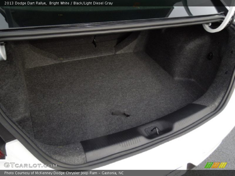 Bright White / Black/Light Diesel Gray 2013 Dodge Dart Rallye