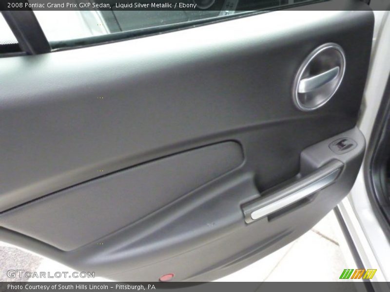 Liquid Silver Metallic / Ebony 2008 Pontiac Grand Prix GXP Sedan