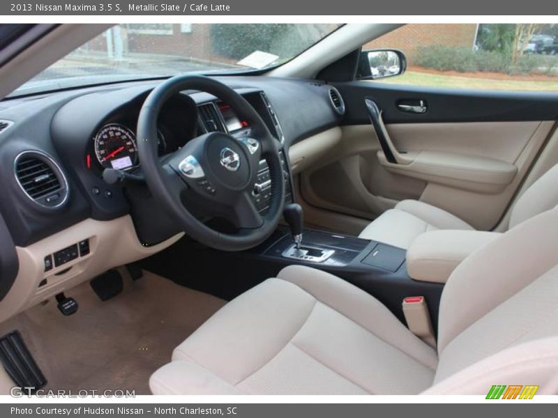  2013 Maxima 3.5 S Cafe Latte Interior