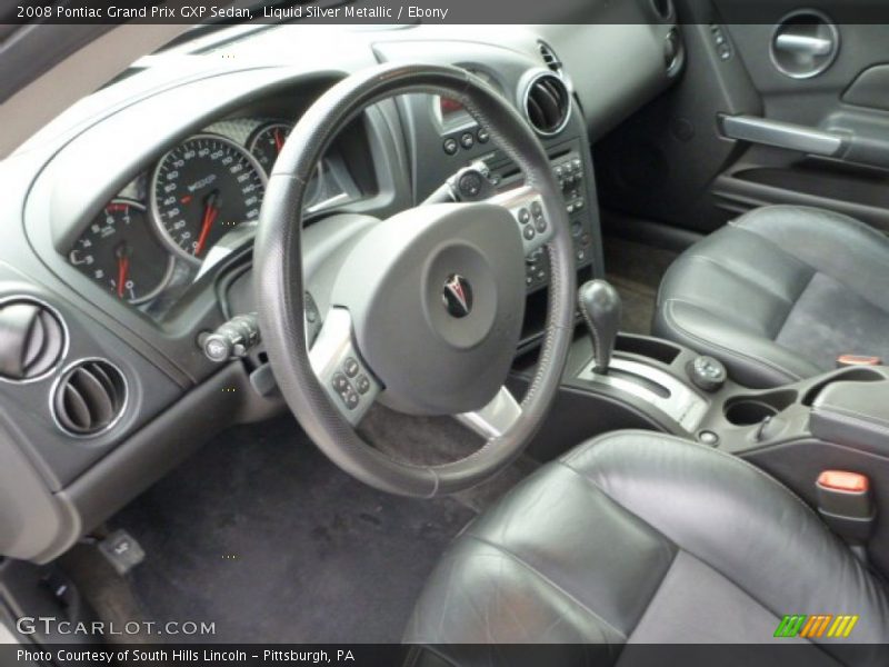 Liquid Silver Metallic / Ebony 2008 Pontiac Grand Prix GXP Sedan