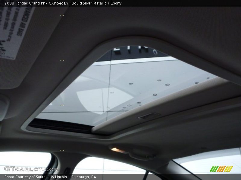 Liquid Silver Metallic / Ebony 2008 Pontiac Grand Prix GXP Sedan