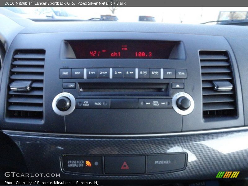 Controls of 2010 Lancer Sportback GTS