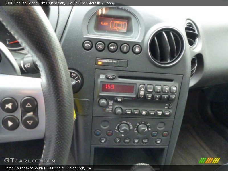 Liquid Silver Metallic / Ebony 2008 Pontiac Grand Prix GXP Sedan