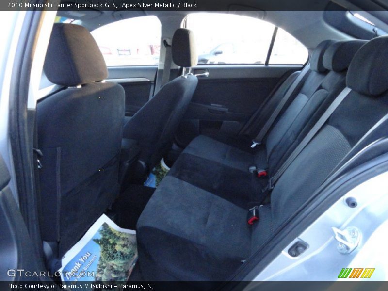 Rear Seat of 2010 Lancer Sportback GTS