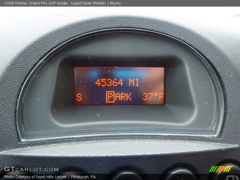 Liquid Silver Metallic / Ebony 2008 Pontiac Grand Prix GXP Sedan
