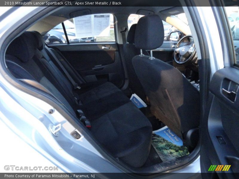 Apex Silver Metallic / Black 2010 Mitsubishi Lancer Sportback GTS