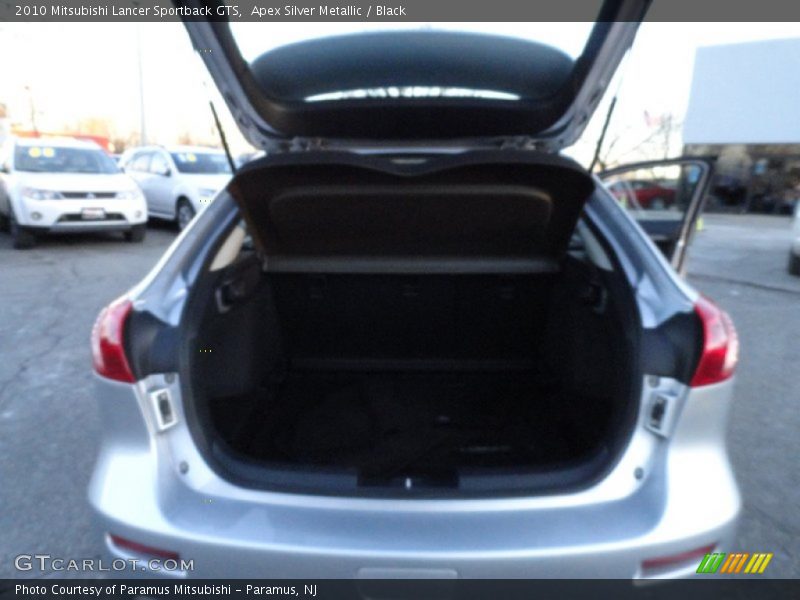 Apex Silver Metallic / Black 2010 Mitsubishi Lancer Sportback GTS