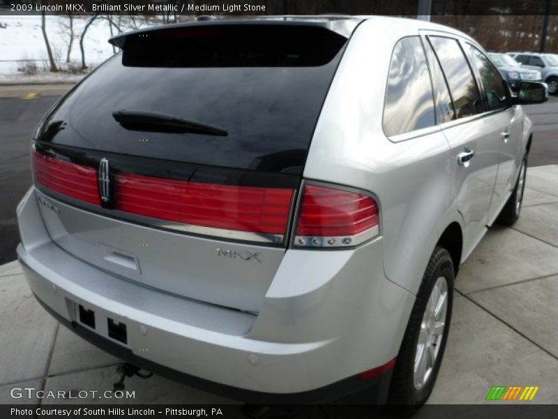 Brilliant Silver Metallic / Medium Light Stone 2009 Lincoln MKX