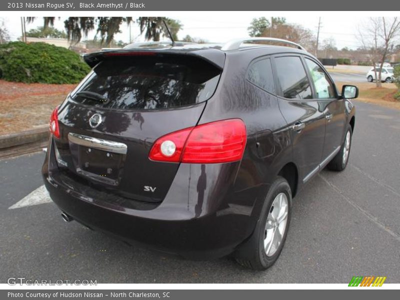 Black Amethyst / Black 2013 Nissan Rogue SV